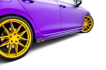 Maxton Side Skirts Diffusers V.2 met Flaps Volkswagen Golf R, Verzenden, Nieuw