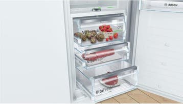 Bosch KIF82PFF0 Serie 8 Koel-/Vriescombinatie 177 cm Inbouw, 200 liter of meer, Ophalen of Verzenden, Nieuw