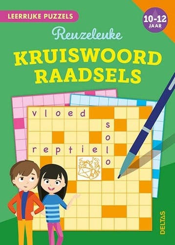 Reuzeleuke kruiswoordraadsels (10-12 j.), Ophalen of Verzenden, Nieuw
