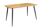 Eettafel APARTMENT 120 cm, natuurlijke eikenhoutlook met, Huis en Inrichting, Tafels | Eettafels, Ophalen of Verzenden, Nieuw
