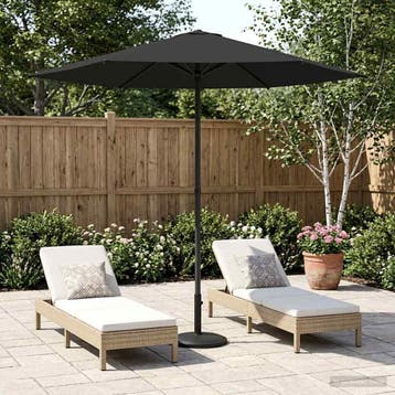vidaXL Tuinparasol 230 x 230 cm Polyester Rechthoekig, Verzenden, Nieuw, 2 tot 3 meter
