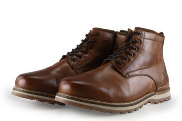 Travelin Veterboots in maat 48 Cognac, Kleding | Heren, Overige kleuren, Verzenden, Boots, Zo goed als nieuw