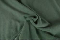 Fleece stof - Oud groen - Per 10 meter, 120 cm of meer, Ophalen of Verzenden, Polyester, Groen