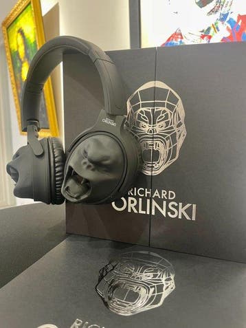 Richard Orlinski - Kong -mat zwart- Hoofdtelefoon - Diverse, Nieuw