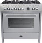 €5999 CRG916IX CARRARA BORETTI Gas Fornuis 90CM, Ophalen of Verzenden, Nieuw