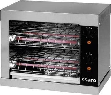 Toaster BUSSO T2 | 3kW | 2 Etages | 440x260x380(h)mm Saro, Verzenden, Nieuw in verpakking
