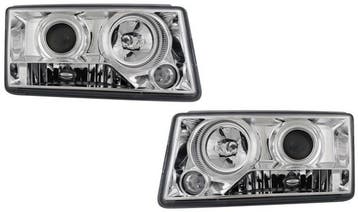 Koplampen Mercedes W201 190E 82-93 chroom, Auto-onderdelen, Ophalen of Verzenden, Nieuw