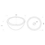 Waskom Differnz Boomer 20x10 cm Beton, Ophalen of Verzenden, Nieuw
