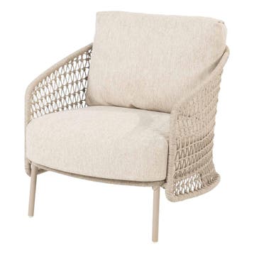 4 Seasons Outdoor Puccini loungestoel incl. 2 kussens -, Tuin en Terras, Tuinstoelen, Nieuw