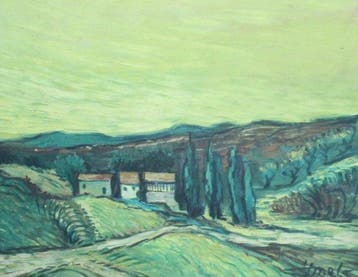 Jacques Mels (1899-1974) - Les Baux France (1950)