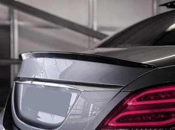 Spoiler voor Mercedes C-Klasse W205 2014-2020 | glans zwart