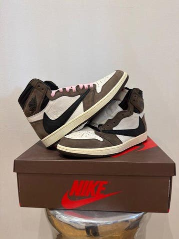 Nike - Jordan 1 High Travis Scott Mocha - Sneakers - Maat:, Kleding | Heren, Schoenen, Nieuw
