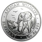 Somalische Olifant 1 oz 2010 (120.000 oplage), Verzenden, Overige landen, Losse munt, Zilver