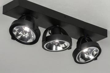 Rietveld Spots - Zwart - Aluminium, Verzenden, Nieuw