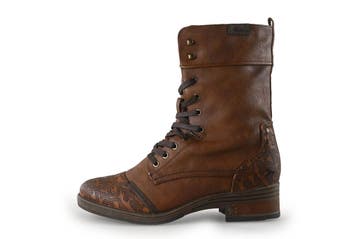 Mustang Veterboots in maat 45 Cognac, Overige kleuren, Verzenden, Overige typen, Zo goed als nieuw