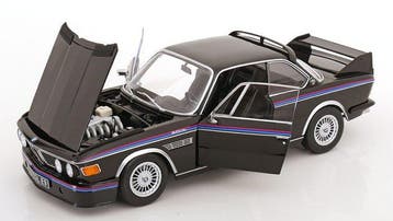 KK-Scale 1:12 - Modelauto - BMW 3.0 CSL E9 - 1973 - Zwart -, Nieuw