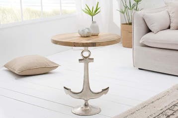 Maritiem design bijzettafel SEVEN SEAS 50cm anker met, Huis en Inrichting, Ophalen of Verzenden, Nieuw