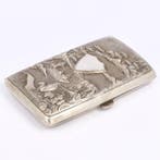 China ca. 1900 - Sigarettenetui - Sigarettenhouder - .900, Antiek en Kunst