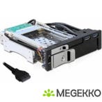 Delock 47209 5,25  mobiel rack voor 1 x 2,5  + 1 x 3,5  SATA, Verzenden, Nieuw, DeLock