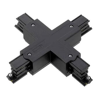 3-fase rail | X-connector zwart, Verzenden, Nieuw, Overige fittingen