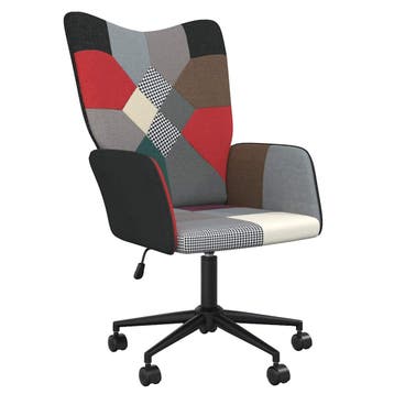vidaXL Relaxstoel patchwork stof, Huis en Inrichting, Fauteuils, Verzenden, Nieuw