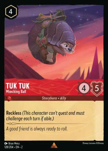 [128/204][S2] - TUK TUK - Wrecking Ball ENG FOIL [M/NM], Verzenden, Nieuw