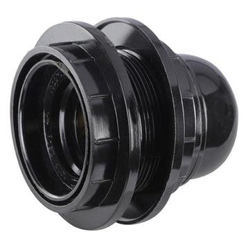 E27 fitting | Q-link (Kraag, Ring, 60W, Zwart), Verzenden, Nieuw