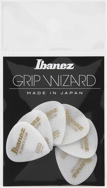 Ibanez PPA16MRGWH Rubber Grip Teardrop plectrum Medium 0.80, Muziek en Instrumenten, Ophalen of Verzenden, Nieuw, Akoestische gitaar