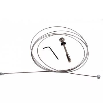 Slurf Binnentrommelremkabel - RVS - Draadeind - 225 cm -..., Fietsen en Brommers, Fietsonderdelen, Ophalen of Verzenden, Nieuw