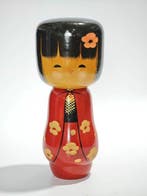 Beeldje - Mustard Seed Kimono Doll - Hout