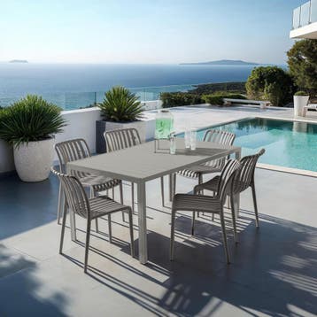 Tuinstoelen Alcudia, weerbestendig, stapelbaar, Verzenden, Nieuw