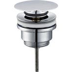 Wiesbaden Caral Draaiwaste Afvoerplug - 5/4inch - Chroom, Ophalen of Verzenden, Nieuw