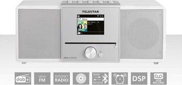 Telestar DIRA S 32i CD (wit) Radio/CD-speler DAB+, VHF (FM),, Verzenden, Zo goed als nieuw