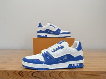 Louis Vuitton - LV Trainer #54 Signature Blue / White -, Kleding | Heren, Schoenen, Nieuw