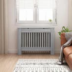 vidaXL Radiatorafdekking Grijs Sonoma 112 x 19 x 81,5 cm, Verzenden, Nieuw