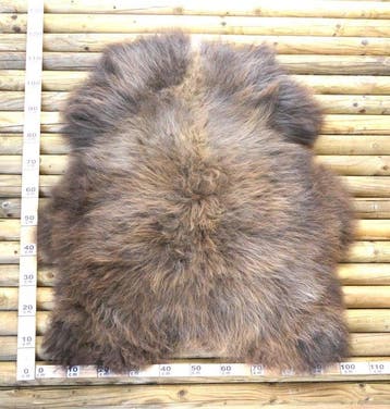 Echte IJslandse schapenvacht in bruin, voorleg-vloerkleed, Nieuw