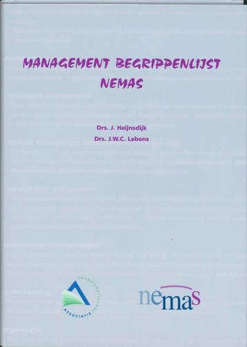 Management Begrippenlijst Nemas druk 5 9789085240006, Zo goed als nieuw