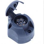 Stekkerdoos 7 polig plastic, Auto diversen, Aanhangwagen-onderdelen, Verzenden, Nieuw