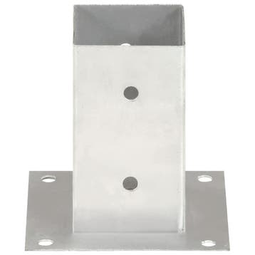 vidaXL Paalankers 4 st 81 mm gegalvaniseerd metaal, Tuin en Terras, Verzenden, Nieuw