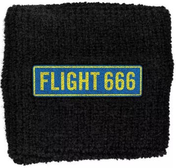 Iron Maiden wristband Flight 666 zweetbandje, Ophalen of Verzenden, Nieuw, Kleding