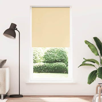 vidaXL Rolgordijn verduisterend 100x210cm stofbreedte 95,7cm, Verzenden, Nieuw, Beige