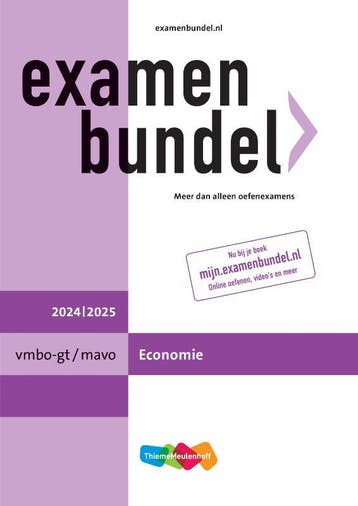 Examenbundel vmbo gtmavo Economie 20242025 9789006373974, Verzenden, Zo goed als nieuw