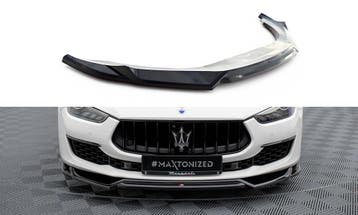 Voorspoiler V.2 Maserati Ghibli Mk3 FL Maxton Glans Zwart, Ophalen of Verzenden, Nieuw