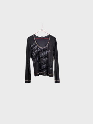 CAPPOPERA Longsleeves Dames maat S Zwart Vintage, Kleding | Dames, Ophalen of Verzenden, Nieuw