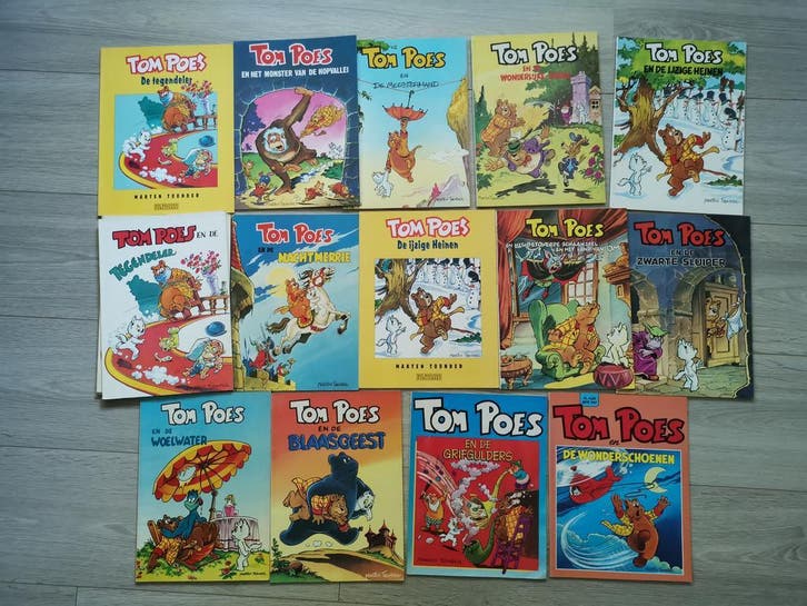 Tom Poes | Stripboeken | Olivier Bommel | Marten Toonder, Boeken, Stripboeken, Gelezen, Meerdere stripboeken, Verzenden