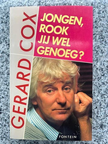Jongen, rook jij wel genoeg?, Boeken, Gelezen, Gerard Cox, Kunst en Cultuur, Verzenden