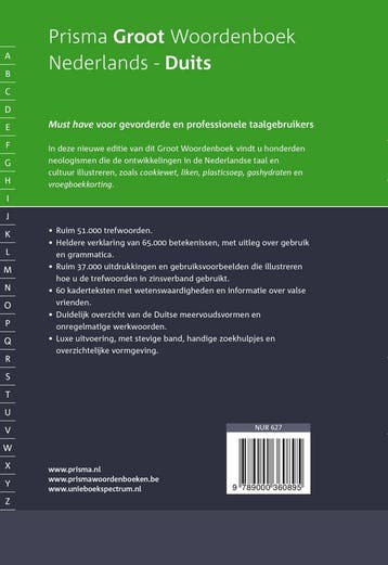 Prisma Groot Woordenboek Nederlands-Duits 9789000360895, Verzenden, Zo goed als nieuw, Katja Zaich