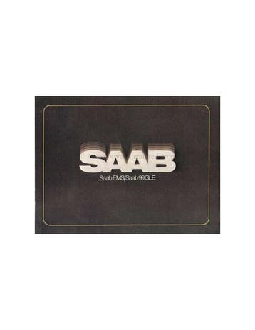 1977 SAAB 99 GLE | EMS BROCHURE NEDERLANDS, Nieuw, Author