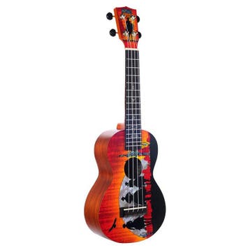 Mahalo MA2WW Artist Elite Series Concert Ukulele Wild West, Ophalen of Verzenden, Nieuw