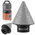 Bigstren Diamant conische boor M14 2-35 mm voor porselein..., Ophalen of Verzenden, Nieuw